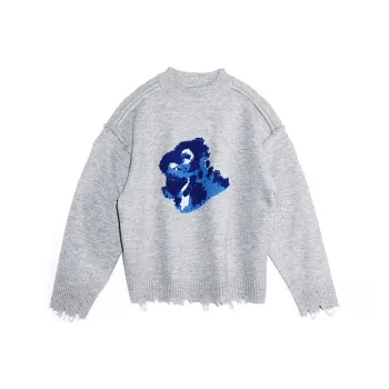 ROARINGWILD Sweater Unisex Gray