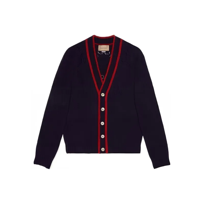 GUCCI FW22 Sweater Men's Navy Blue-0
