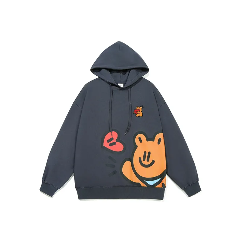 Guuka Bear Embroidered Hoodie Unisex-16