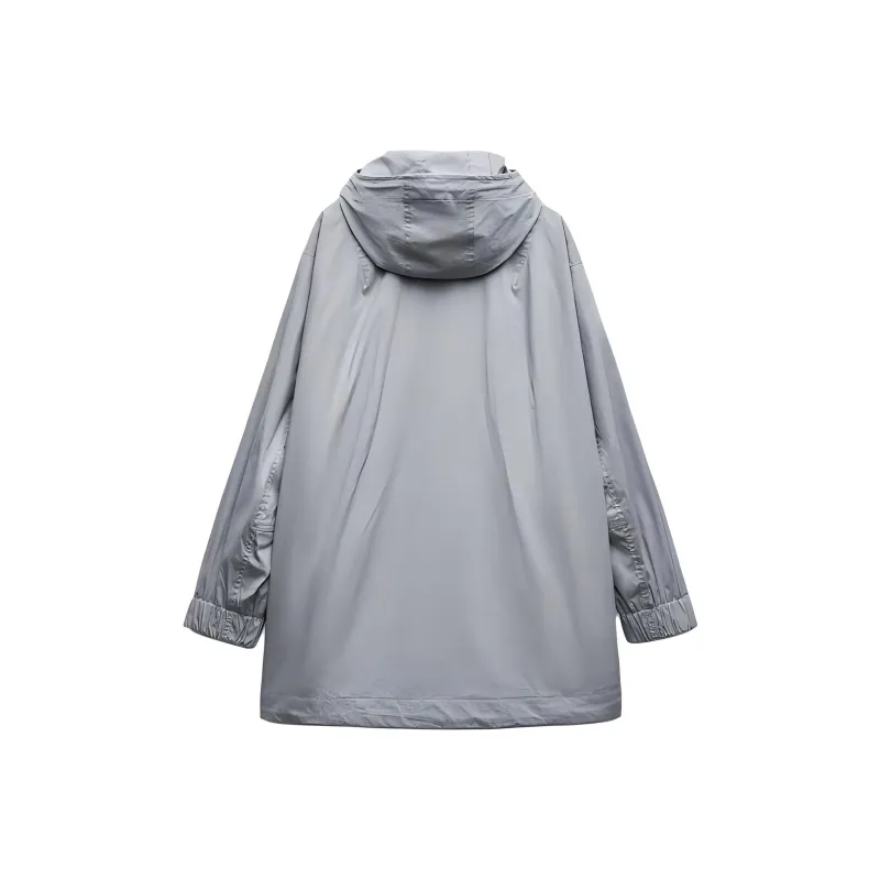 And Wander X ZARA And Wander Collaboration Coats Women's Gray-1