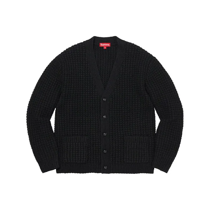 Supreme Waffle Knit Cardigan-0