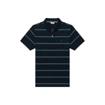 HAZZYS Polo Shirt Men's Dark Navy Blue