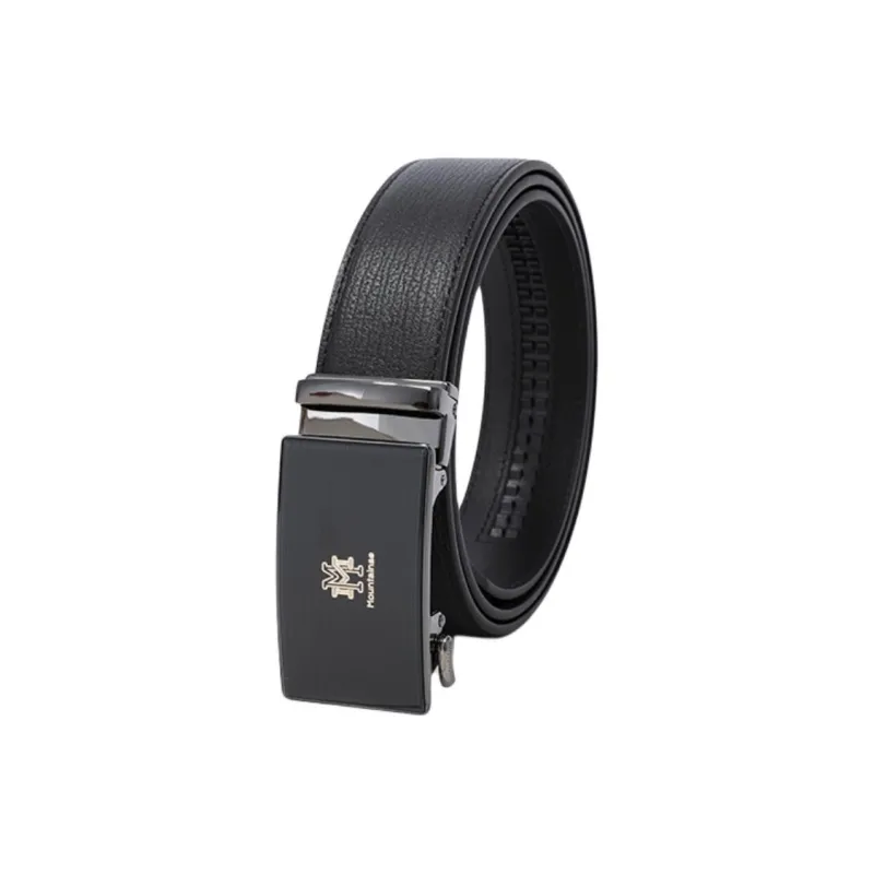 FION Top Grain Cow Leather Belts Men's Width 3.5CM-0