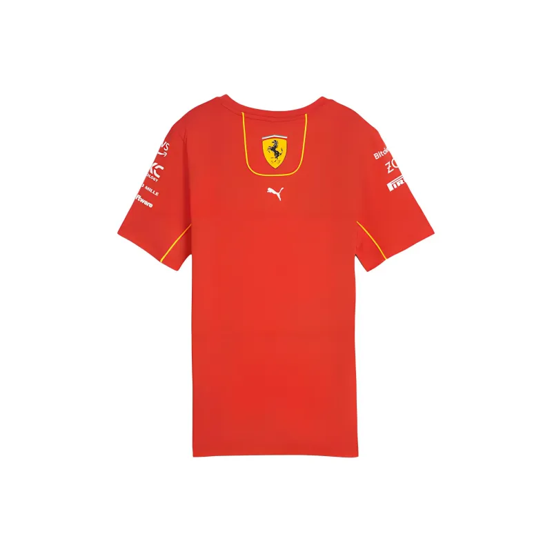 PUMA Scuderia Ferrari SS24 Regular T-Shirt Women's Red-1