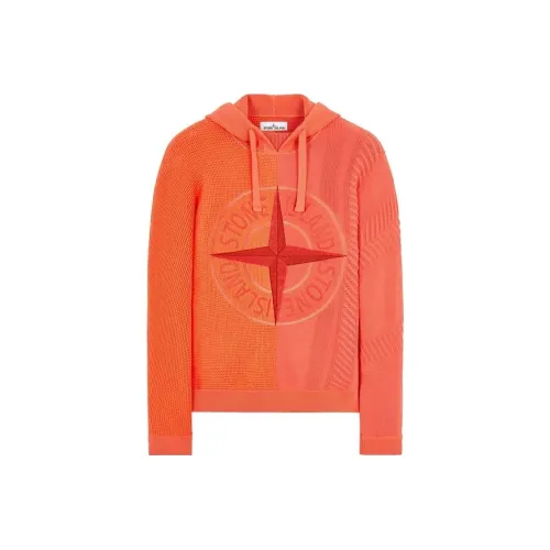 STONE ISLAND SS22 Sweater Men's Orange