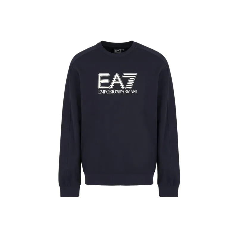 EMPORIO ARMANI EA7 FW24 Sweatshirt Men's Navy Blue-0