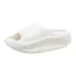 White-EVA Platform Slippers