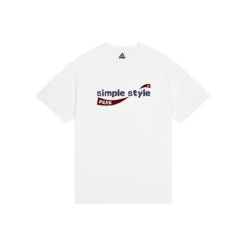PEAK x Simple T Shirt Unisex White