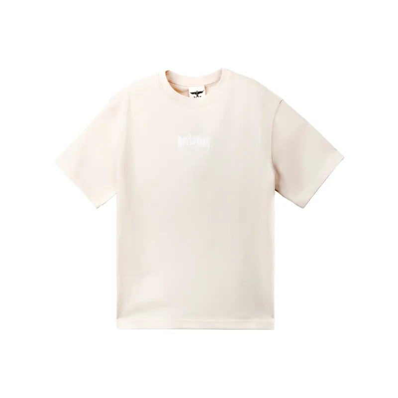 Boy London T Shirts Unisex Ecru-0