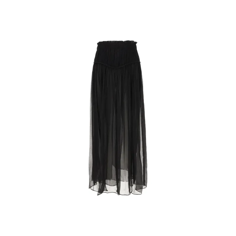 ISABEL MARANT Casual Long Skirt Women's Black-1