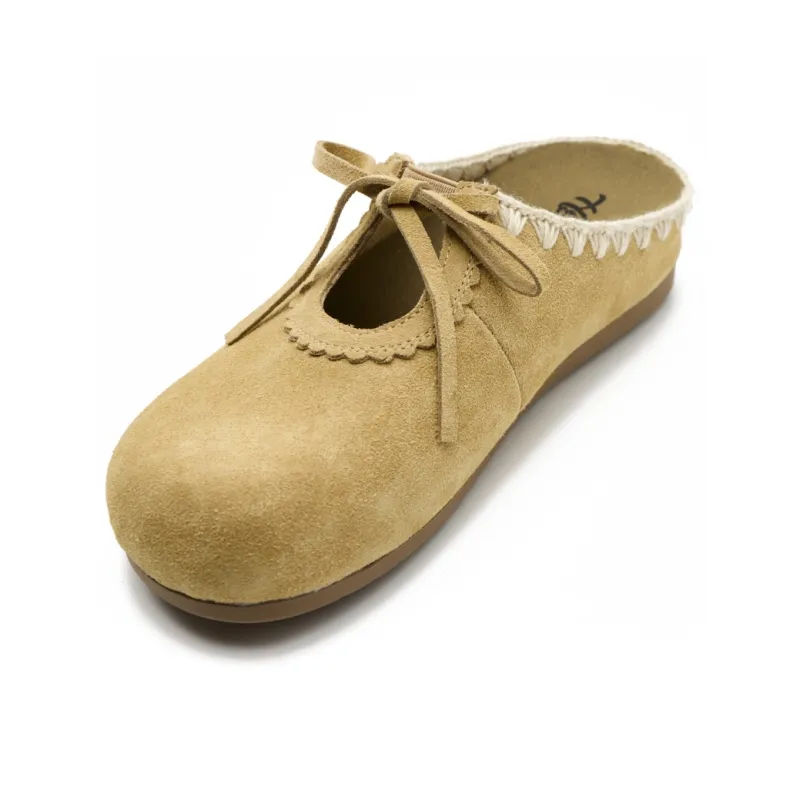 HERLOOK Cut Out Slip Resistant Platform Height Increasing Closed Toe Slippers Casual Slip on Women's-2