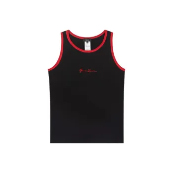 VERSACE Tank Tops Men Black