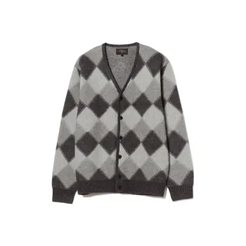 Beams Sweaters Men Gray