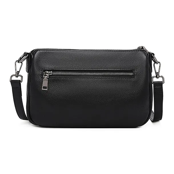 Old Man's Head Top Grain Cow Leather Shoulder Bag Women's Multicolor-5