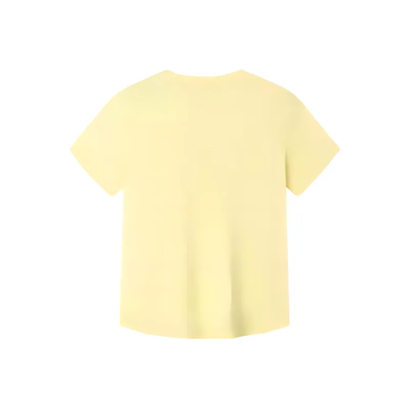 Anta T Shirt Women's Beige Satin-1