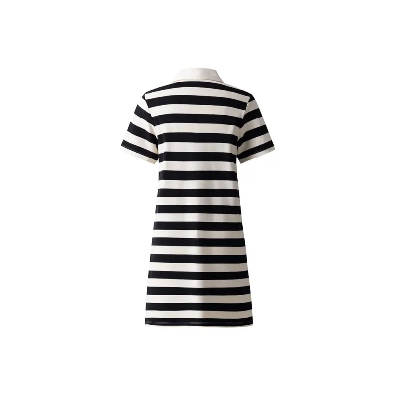 NAVIGARE Short Sleeved Dress Women's Tech White/Black-1