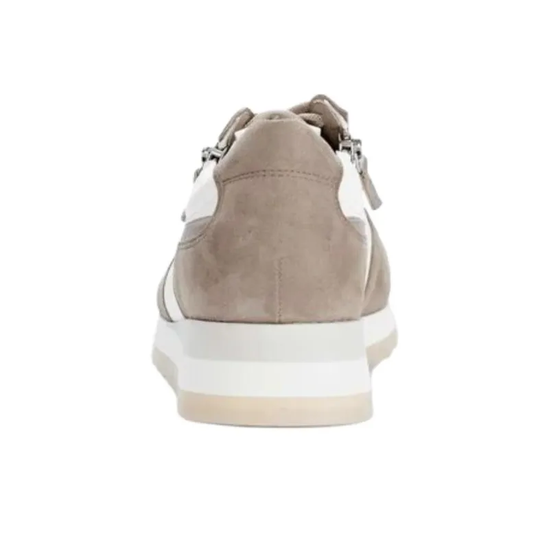 Gabor Fashion Low Top Casual Shoes Women's White Brown-4
