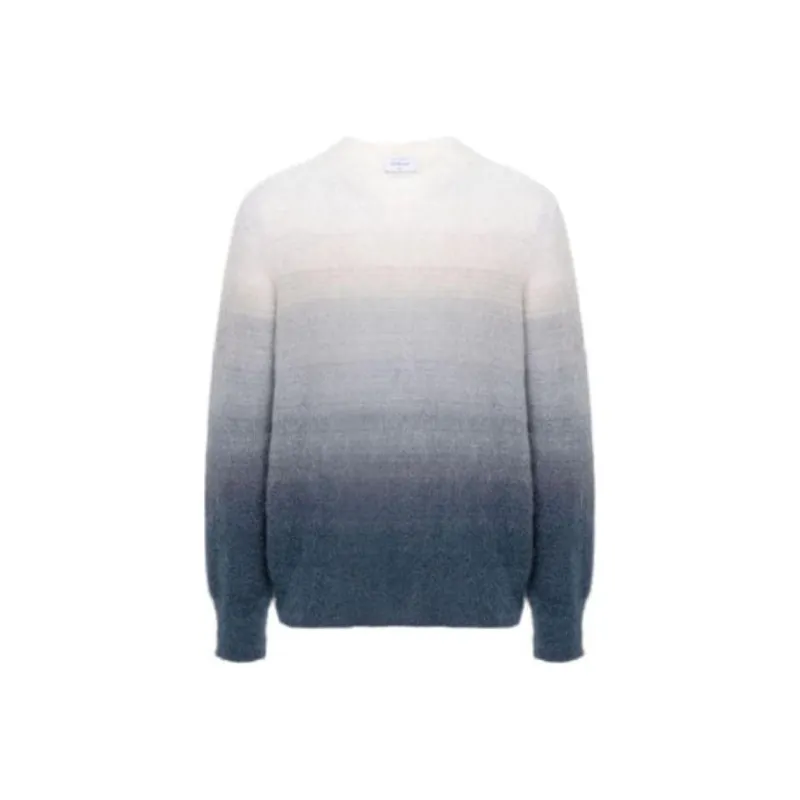 OFF WHITE Arrow Grad Gradient Effect Knitted Jumper-0