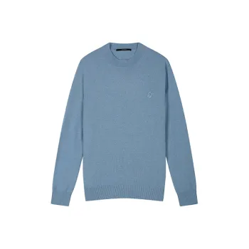 DAVID NAMAN Cashmere Sweaters Men Light Blue