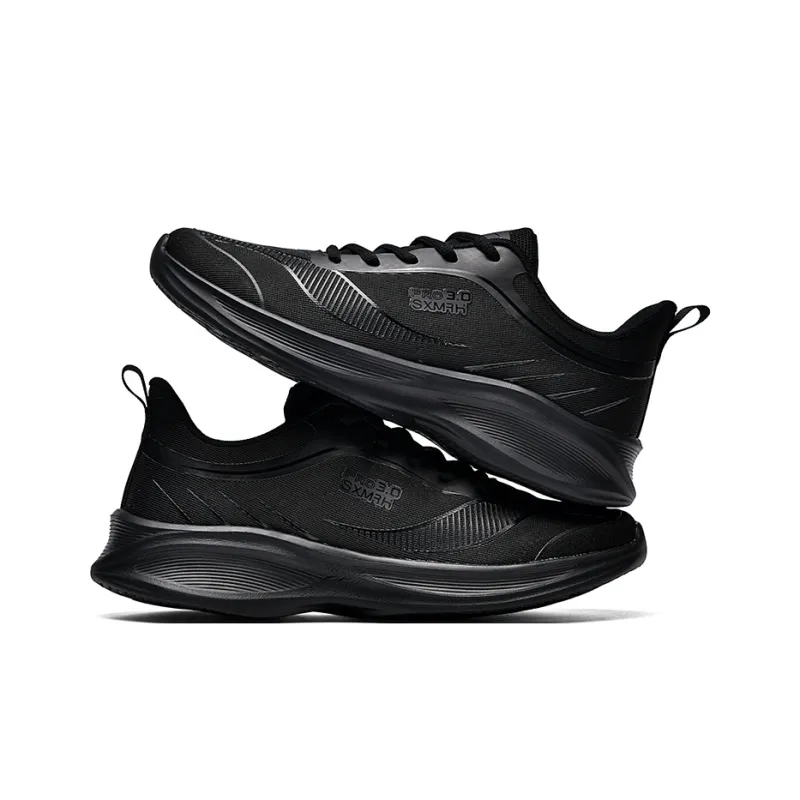 Binary Cushioning Rebound Lightweight Breathable Slip Resistant Low Top Running Shoes Men's-3