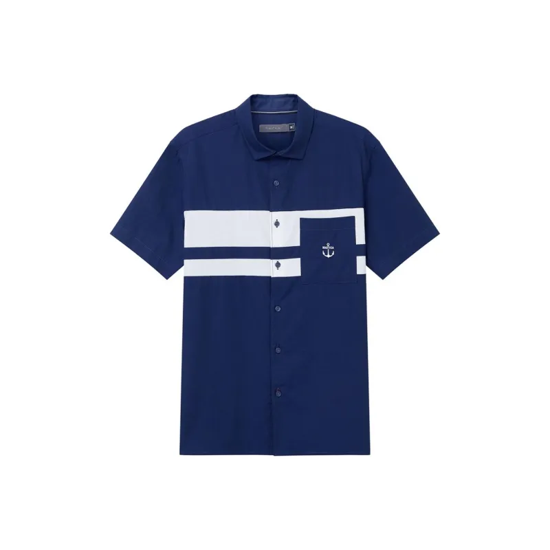 NAUTICA Shirts Men Navy Blue-0