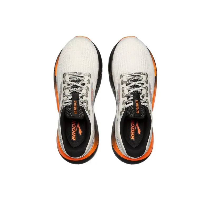 Brooks Glycerin 21 Ecru Orange Black-2