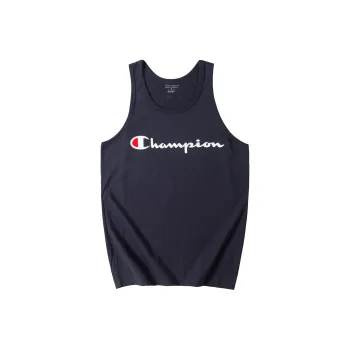 Champion Tank Tops Unisex Navy Blue