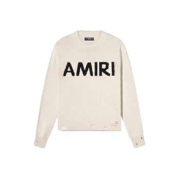 AMIRI Monogram Intarsia Crewneck Sweater