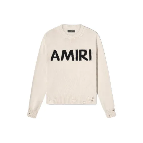 AMIRI Monogram Intarsia Crewneck Sweater