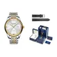 Medium Gold White Dial
