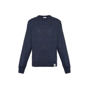 BALLY Logo Patch Crewneck Jumper