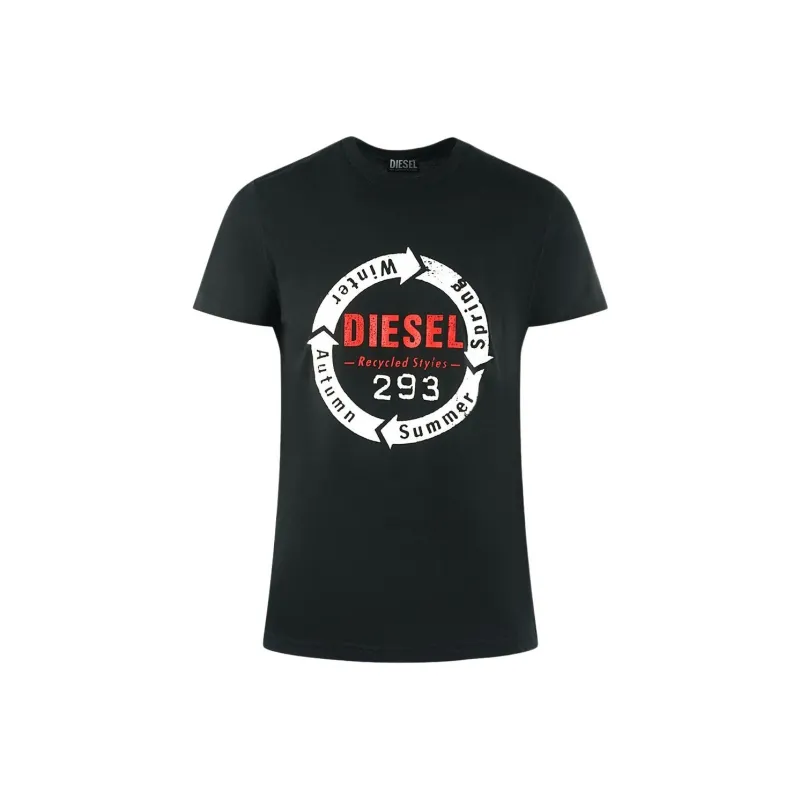 DIESEL T Shirts Men Black-0