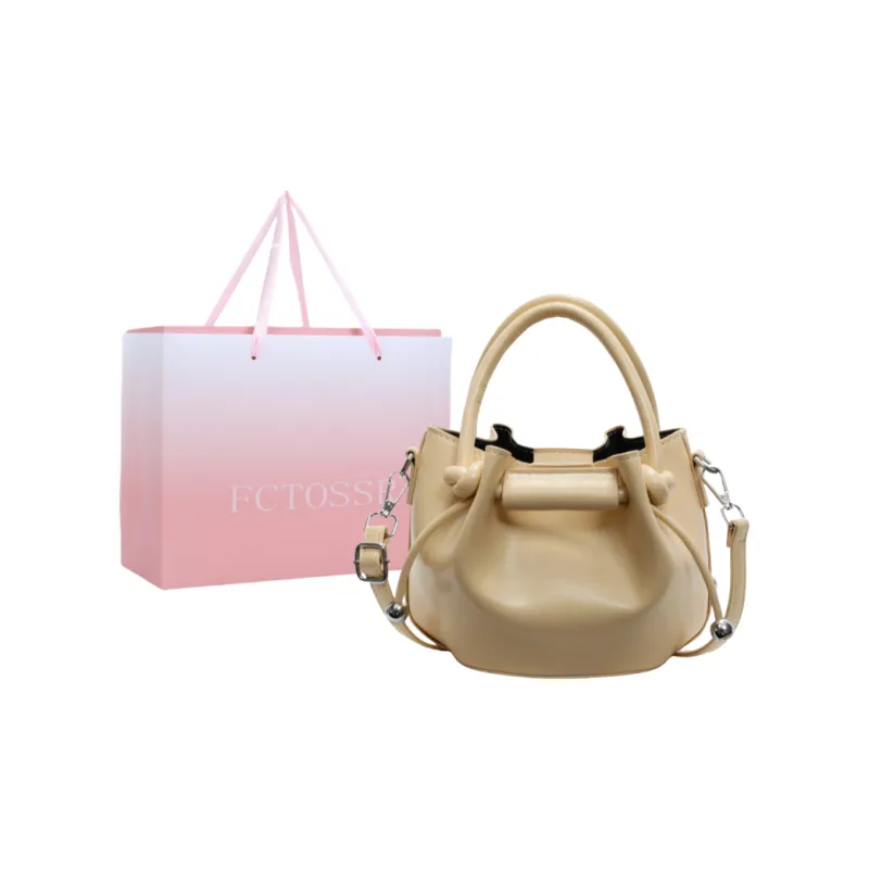 FCTOSSR Pu One Shoulder Handbag Women's White/Silver/Black/Yellow/Blue/Pink-18