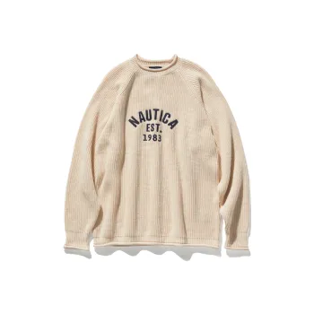 Nautica White Sail Sweater Men's