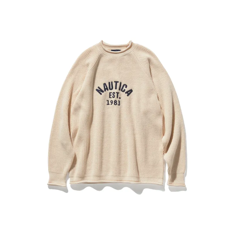 Nautica White Sail Sweater Men's-0
