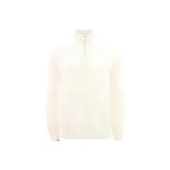 JW Anderson Henley Funnel Neck Knitted Jumper