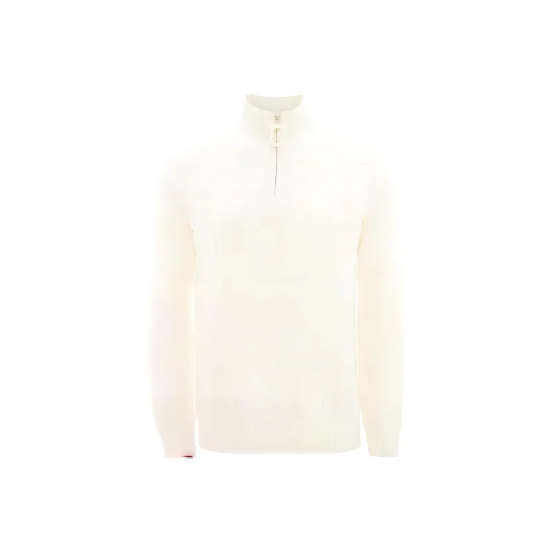 JW Anderson Henley Funnel Neck Knitted Jumper-0