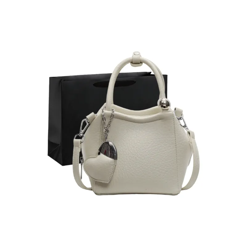 PINK·LAND PU Shoulder Bag, Crossbody Bag, Handbag Women's Black/Ecru/Silver/Pink/Purple/Yellow-6