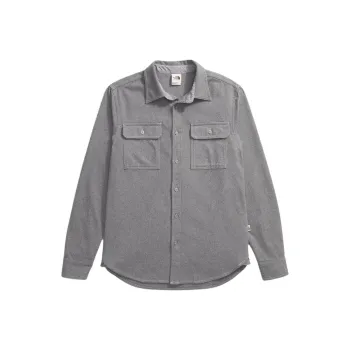 THE NORTH FACE Arroyo Flannel Shirt Shirt Men's Medium Gray Mixed Color