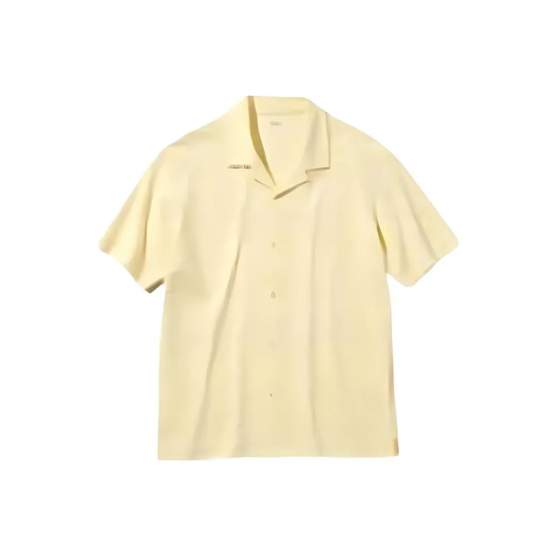 UNIQLO Polo Shirt Men's Apricot Yellow-0