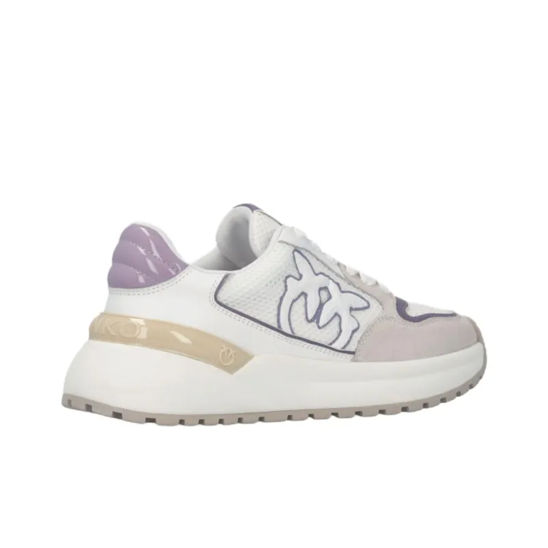 PINKO Love Birds Series Low Top Casual Shoes Women's Purple-2