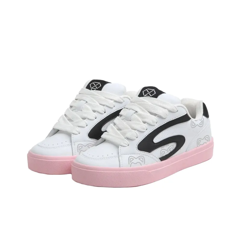 ALI THE FOX Slip Resistant, Abrasion Resistant, Lightweight, Breathable Low Top Skateboard Shoes Women's-3