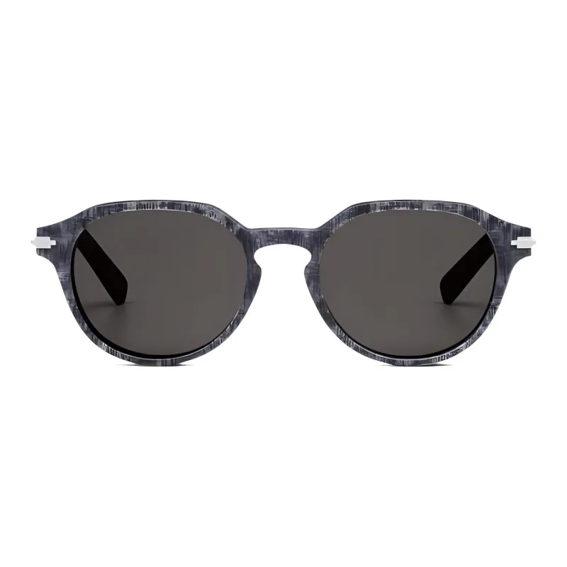 DIOR Oval Sunglasses Men's Gray-1