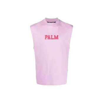 PALM ANGELS Tank Tops Men Fuchsia