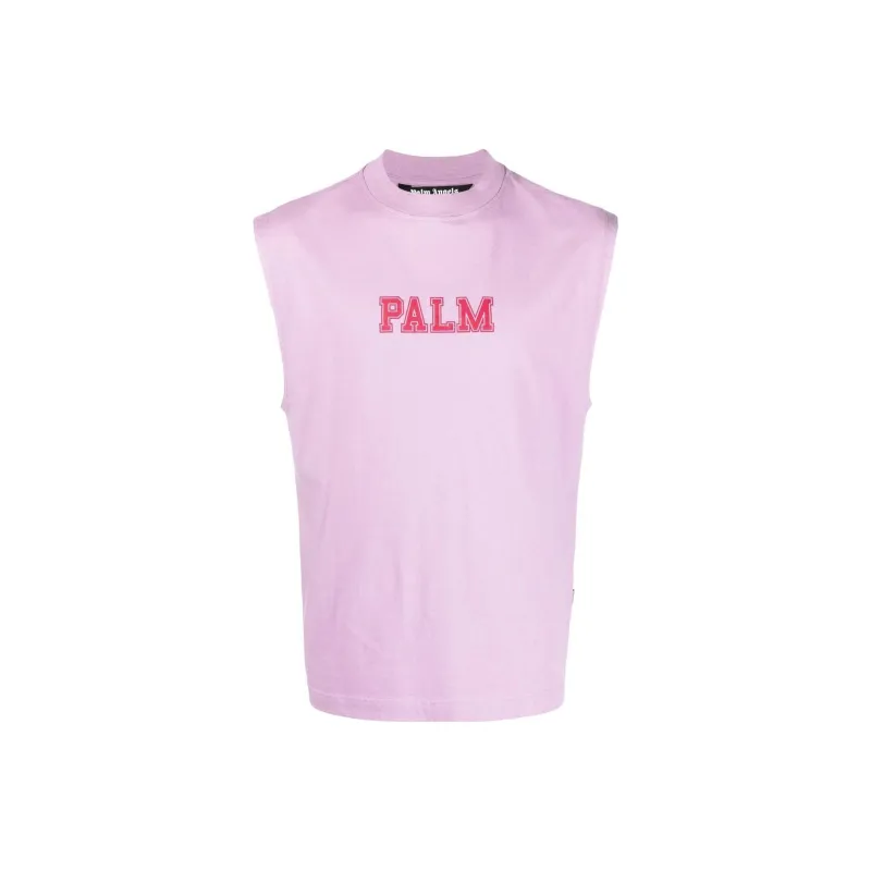 PALM ANGELS Tank Tops Men Fuchsia-0