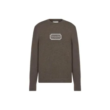 DIOR Cashmere Sweaters Men Brown