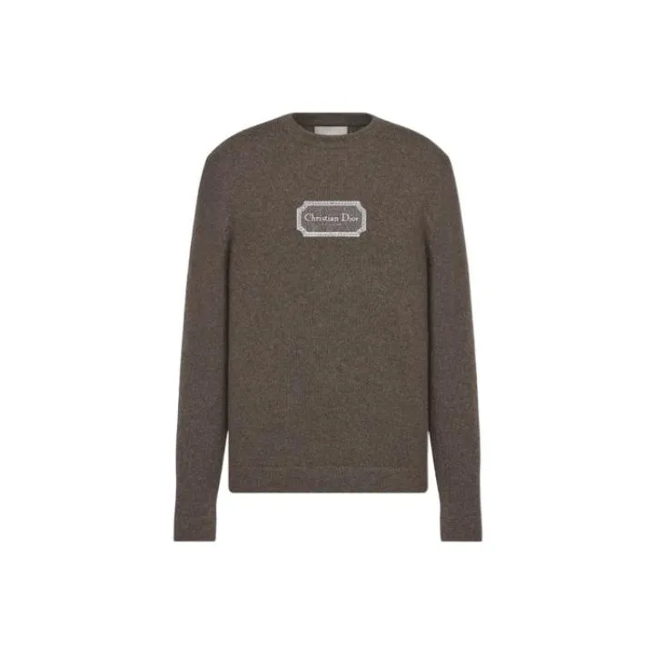 DIOR Cashmere Sweaters Men Brown-0
