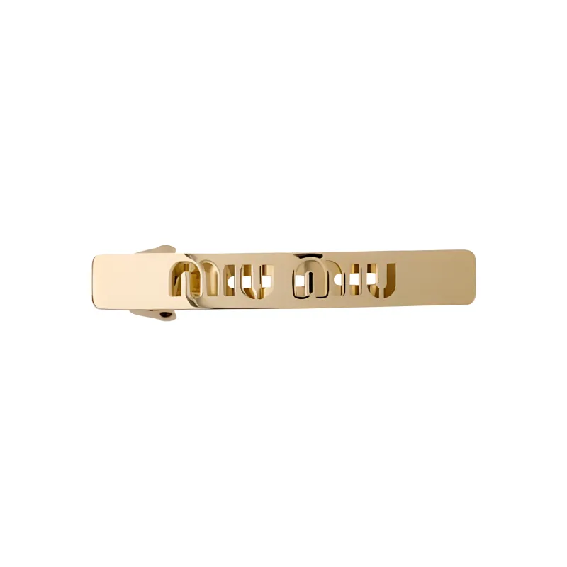 MIU MIU Hair Clips Women's Gold-0