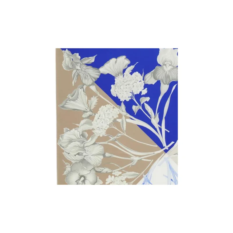 Ferragamo Hydrangea print Scarf-1