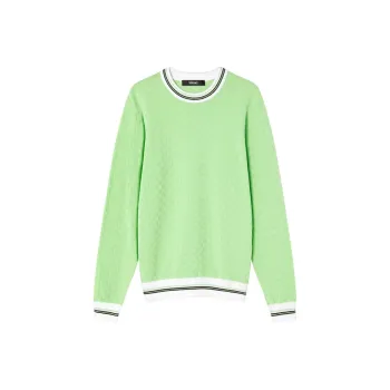 VERSACE Sweater Men's Light Green